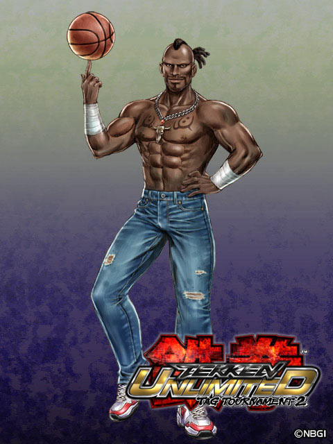 1boy, abs, basketball, bruce_irvin, dark_skin, facial_hair, goatee, hand_on_hip