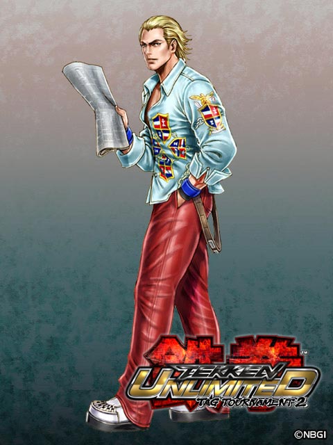 alternate_costume, belt, blonde_hair, blue_eyes, boots, crest, hand_in_pocket, leather_pants