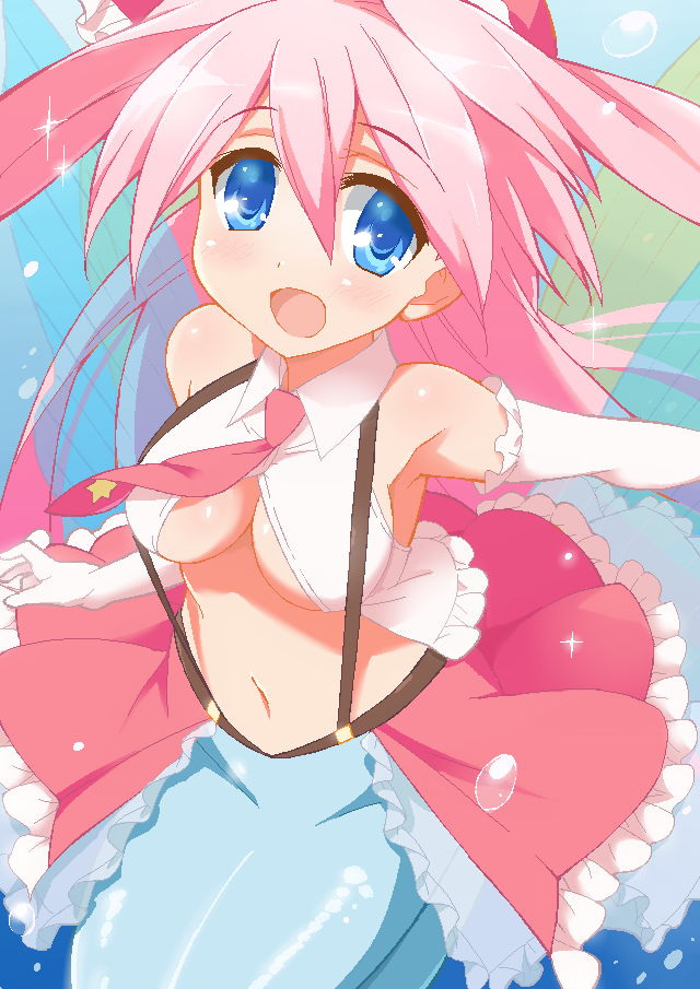 9law, :d, bermuda_princess_lena, bermuda_triangle, blue_eyes, blush, breasts, cardfight!!_vanguard