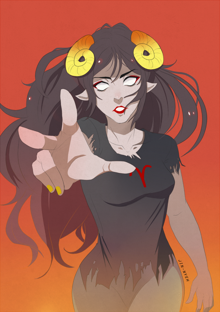 1girl, aradia_megido, homestuck, jin-nyeh