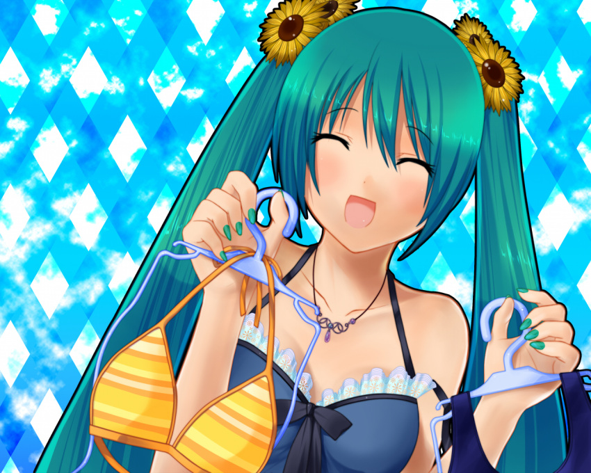 bikini, cosmic_forge, hatsune_miku, swimsuit, vocaloid