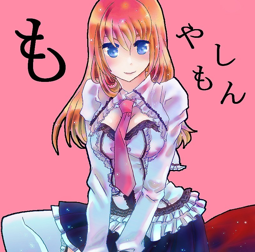 blonde_hair, blue_eyes, brown_eyes, long_hair, marie_(moyashimon), moge_(mogetamori), moyashimon, necktie