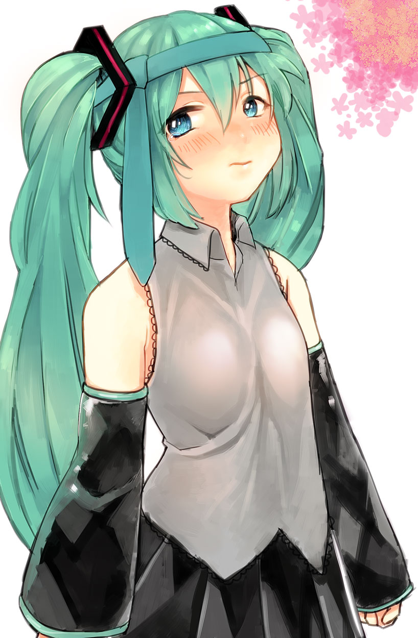 3:, aqua_hair, blue_eyes, blush, detached_sleeves, hatsune_miku, highres, long_hair
