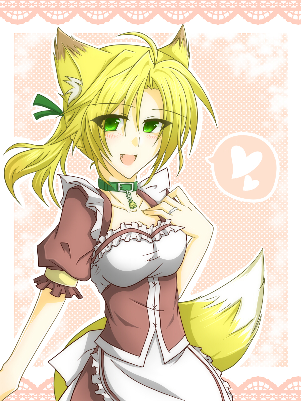 1girl, animal_ears, bell, blonde_hair, collar, fire_emblem, fire_emblem:_seima_no_kouseki, forde