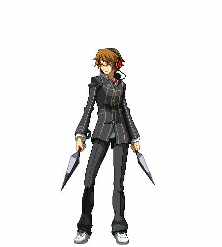 animated, animated_gif, glasses, hanamura_yousuke, persona, persona_4, persona_4_the_ultimate_in_mayonaka_arena, tagme
