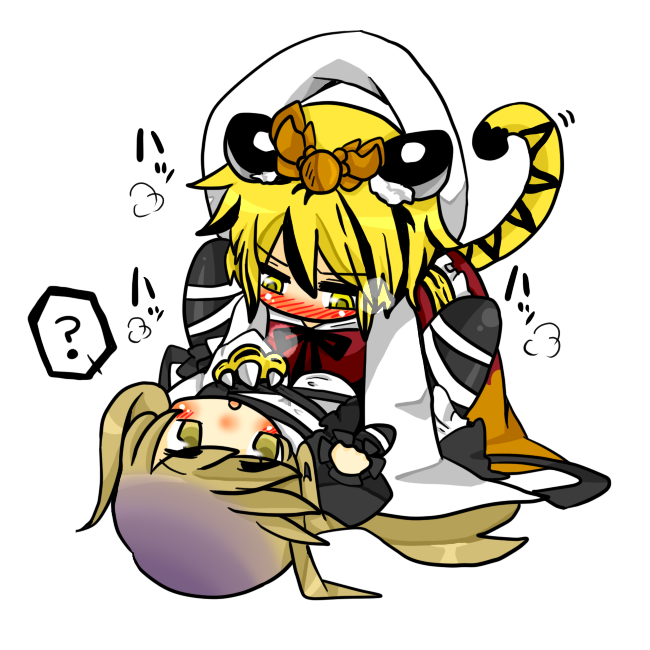 animal_ears, black_hair, blonde_hair, blush, gradient_hair, hair_ornament, hijiri_byakuren, long_hair