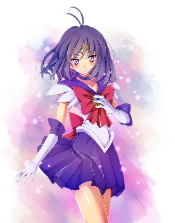 amayofuu, antenna_hair, bishoujo_senshi_sailor_moon, blush, bow, elbow_gloves, gloves, looking_at_viewer