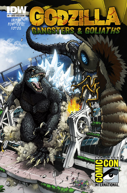 comic_con, cover_art, godzilla, godzilla_(series), godzilla_gangsters_and_goliaths_(series), mothra
