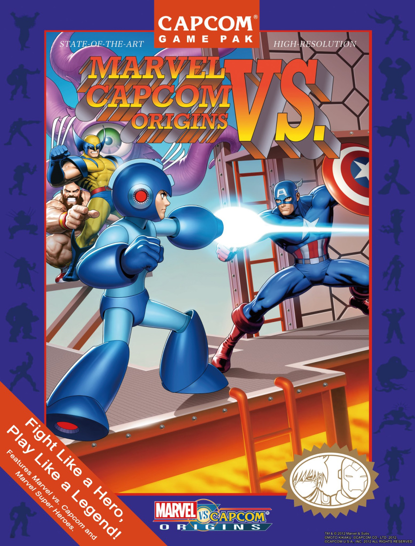 arm_cannon, capcom, captain_america, chun-li, cover, english, fake_cover, highres