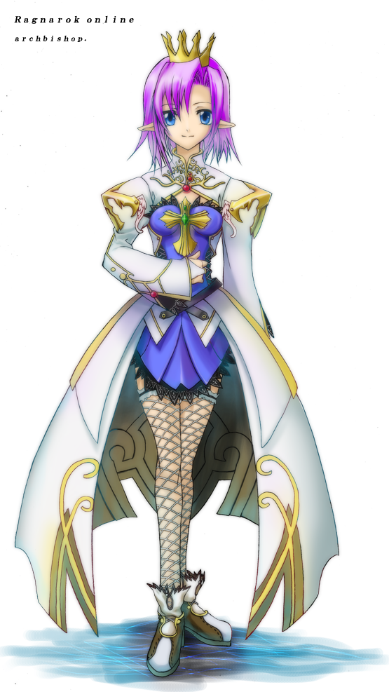 archbishop_(ragnarok_online), archbishop_(ro), blue_eyes, character_name, kyougoku_touya, looking_at_viewer, purple_hair, ragnarok_online