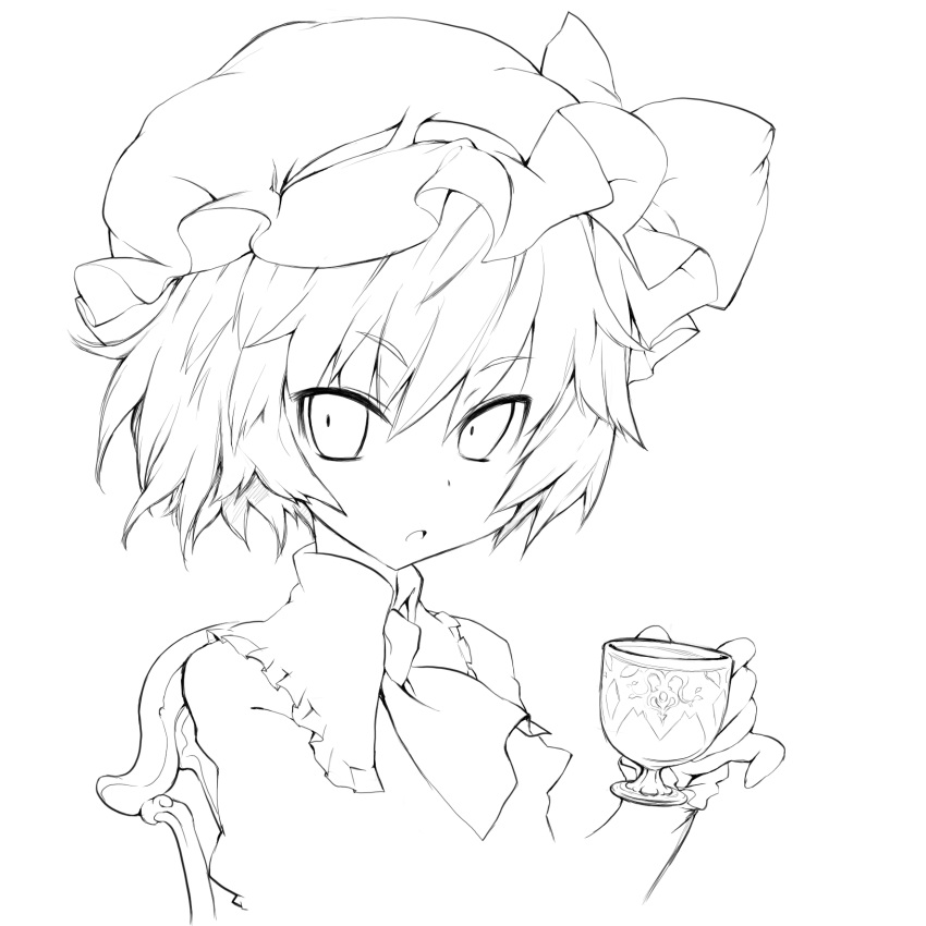 :o, ascot, blush, bust, chair, cup, face, hage