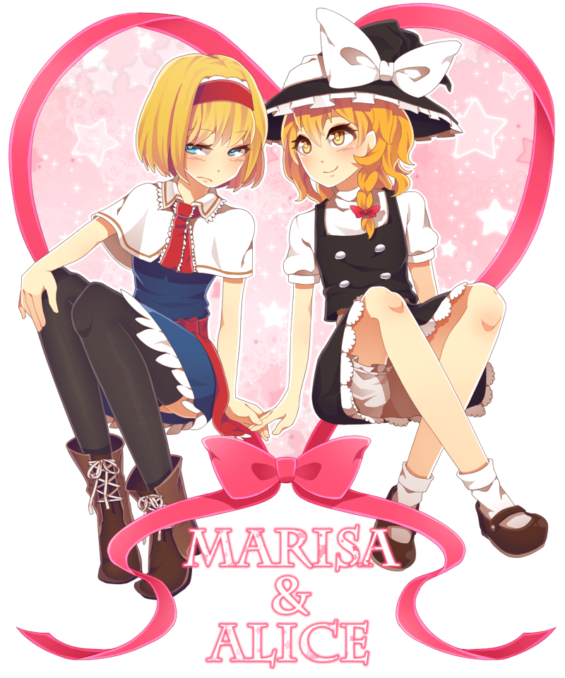 alice_margatroid, black_legwear, bloomers, blue_eyes, blush, bow, braid, character_name
