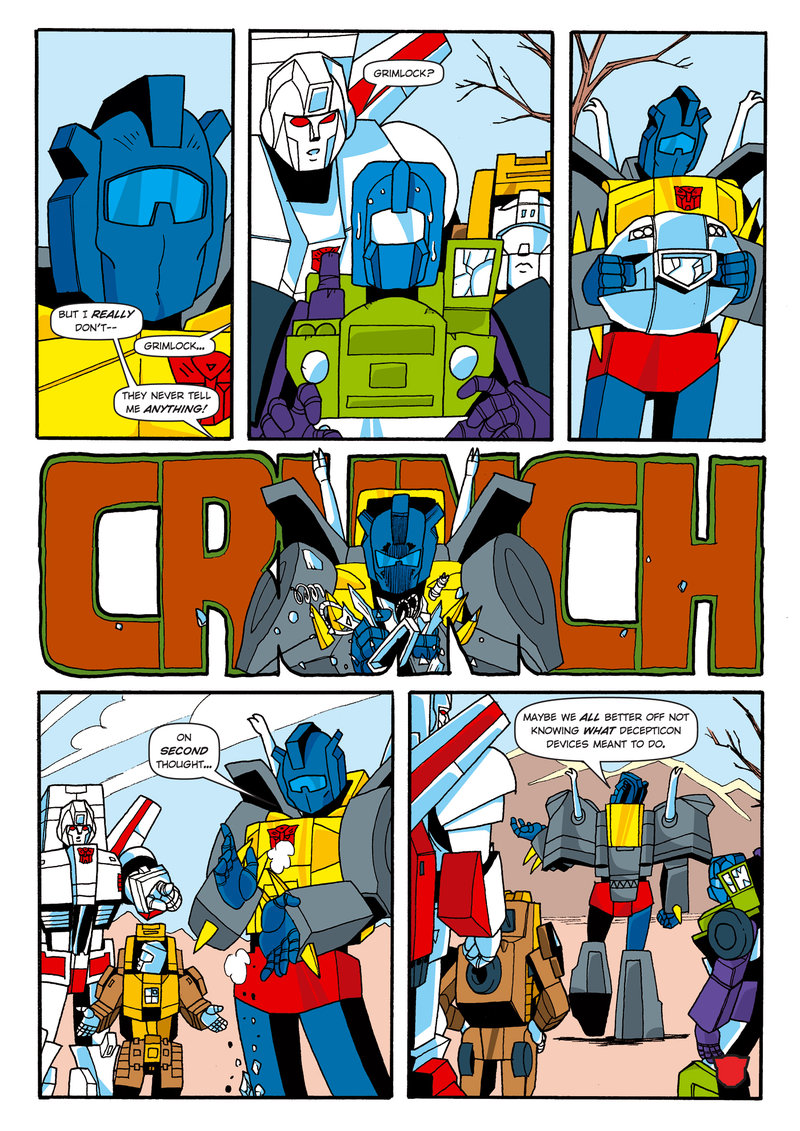 (comic), comic, g1_style, grimlock, multi_vs_(comic), transformers