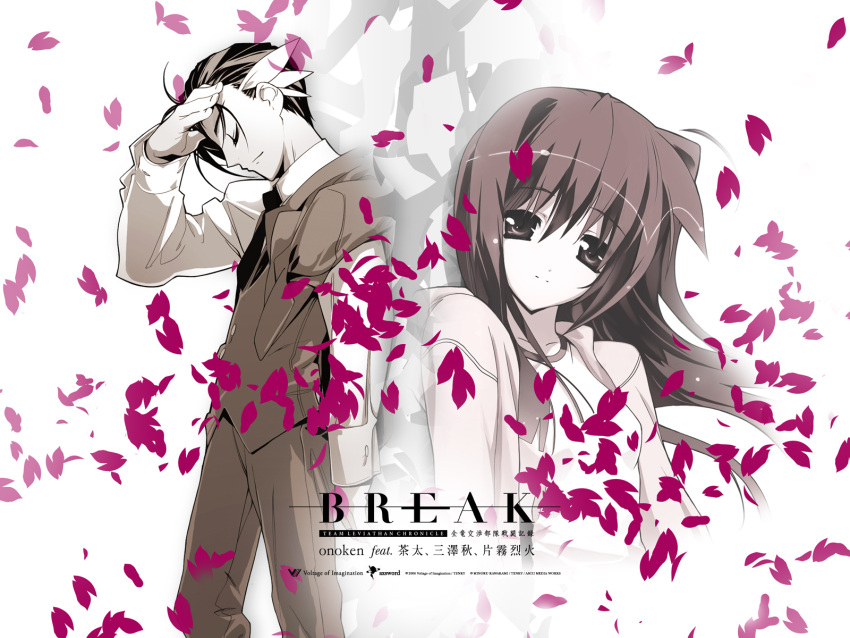 1girl, closed_eyes, eyes_closed, highres, jacket, long_hair, multicolored_hair, necktie