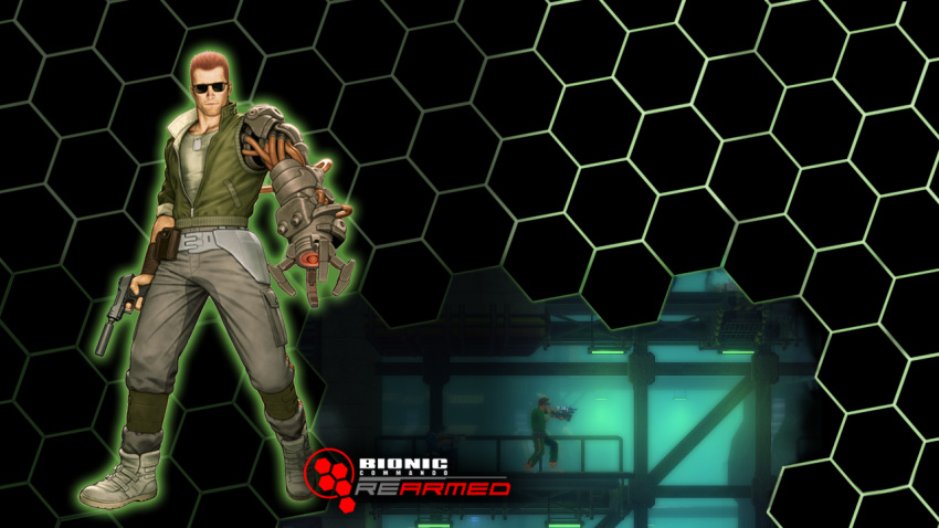 3d, bionic_commando, bionic_commando_rearmed, boots, cyborg, english, gloves, gun