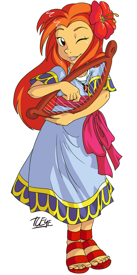 flower, hair_flower, hair_ornament, hibiscus, jewelry, link's_awakening, link's_awakening, long_hair