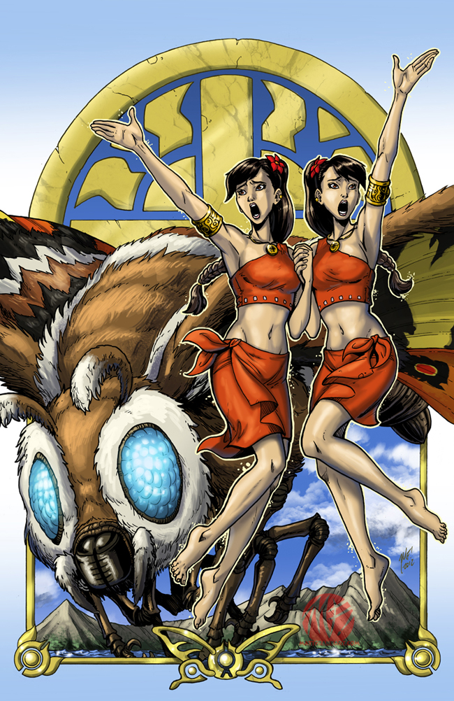 comic, cover_art, godzilla_(series), godzilla_ongoing_(series), mothra, official, shobijin