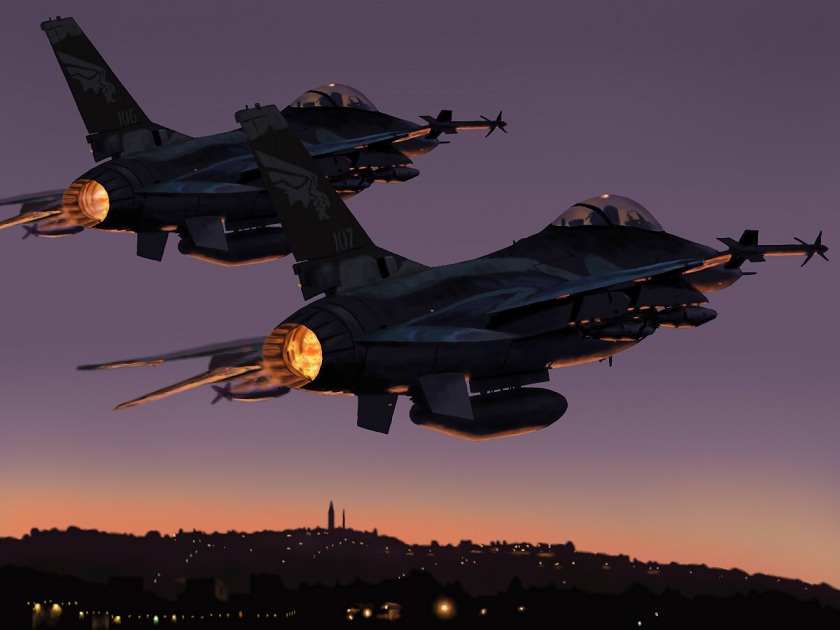 airplane, bomb, city, emblem, f-16, fighter_jet, fuyunobu, jet