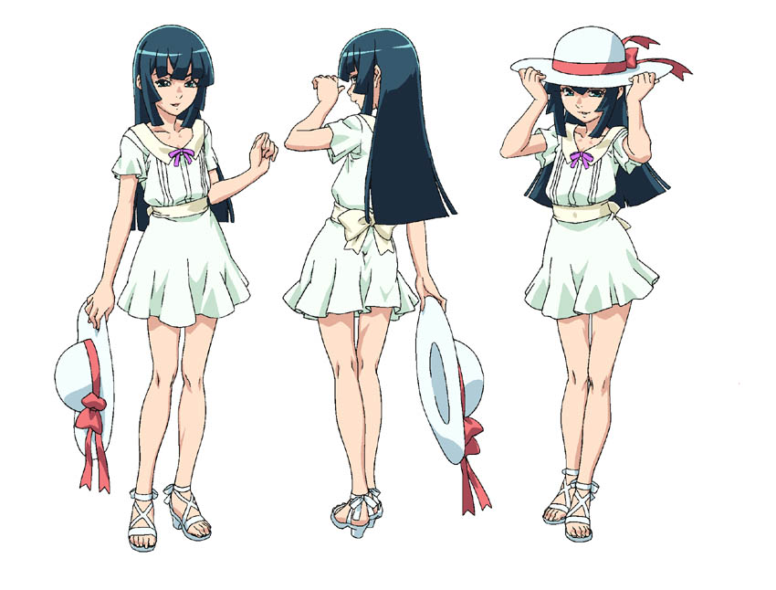androgynous, character_sheet, colored, crossdressinging, dress, hat, high_heels, long_hair
