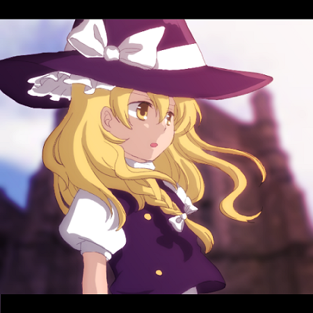 bad_id, blonde_hair, hat, kirisame_marisa, lowres, natsume_(menthol), natsume_(n-k), ribbon