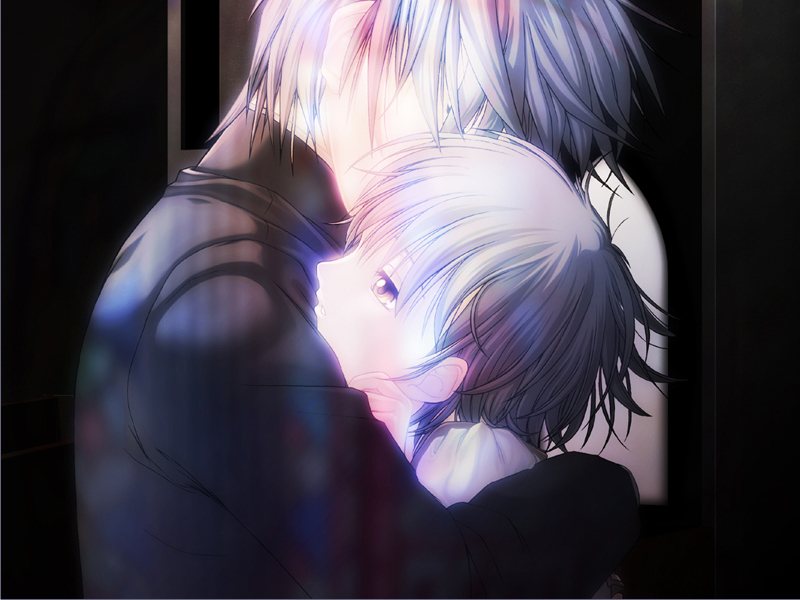 brown_eyes, ein, elen, game_cg, grey_hair, hold, phantom_of_inferno, phatnom_integration