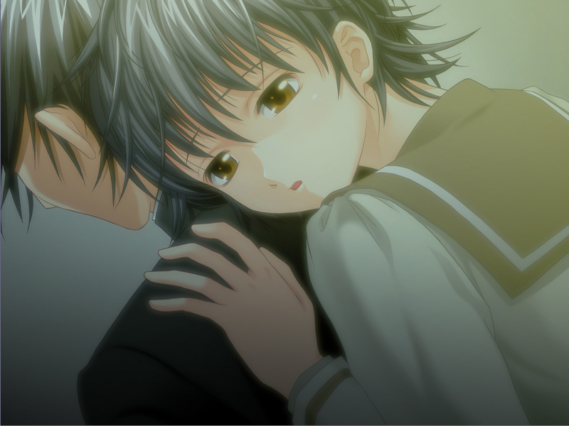 brown_eyes, ein, elen, game_cg, grey_hair, phantom_of_inferno, phatnom_integration, zwei