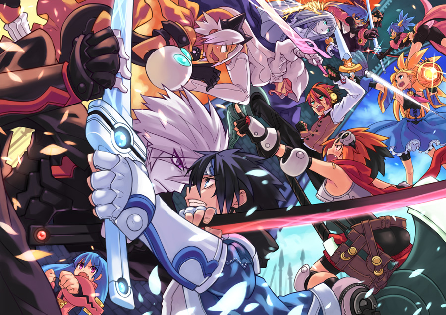 battle, fang, goggles, katana, magic, magix, male, original