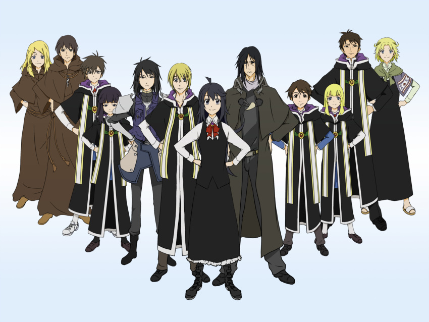 6+girls, annotated, black_hair, blonde_hair, brown_hair, cleo_everlastin, cyan_magee-faze, edge_finrandi