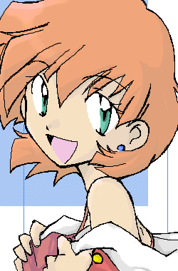 1girl, kasumi_(pokemon), oekaki, pokemon, pokemon_special, solo, teppo