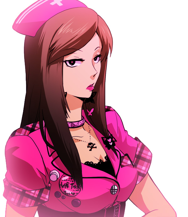 artist_request, hat, kuuchuu_buranko, mayumi_(trapeze), nibaji, nurse