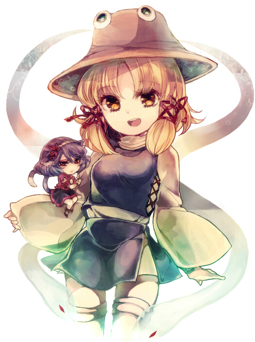 animal_ears, artist_request, blonde_hair, bura, cat_ears, cat_tail, hair_ornament, hat