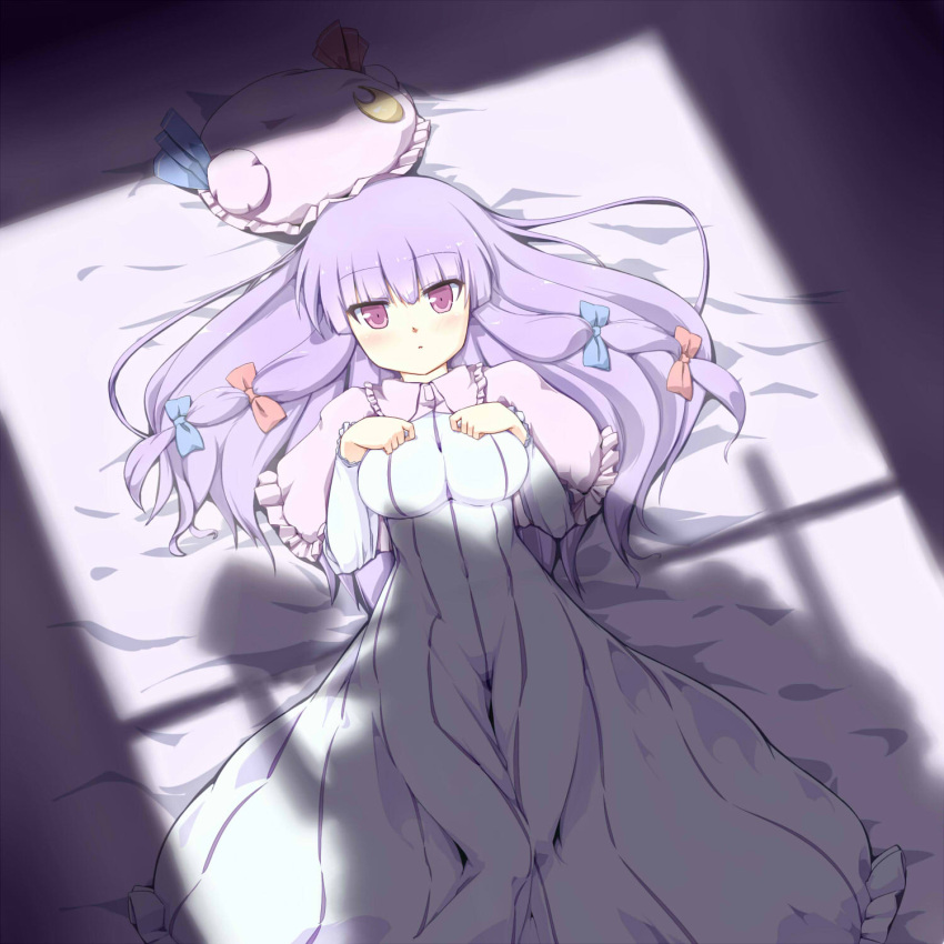 bow, breasts, coo, crescent, dress, hair_bow, hat, hat_removed
