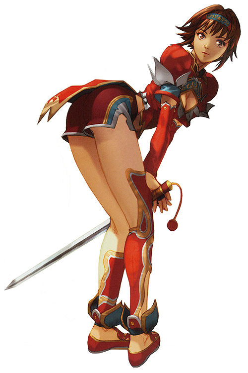 1girl, ass, bent_over, blush, breasts, brown_eyes, brown_hair, chai_xianghua