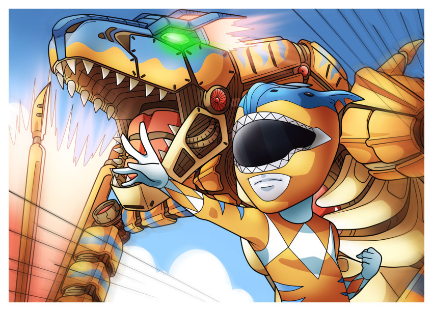 animal, ashmish, dinozord, dragon, mecha, megazord, monster_hunter, power_rangers