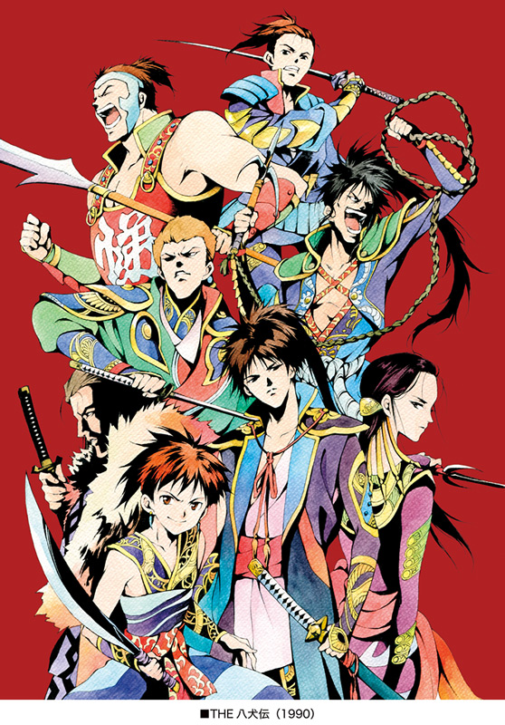 6+boys, 90s, agahari, black_hair, brown_hair, inue_shimbei_masashi, inukai_genpachi_nobumichi, inukawa_sousuke_yoshito