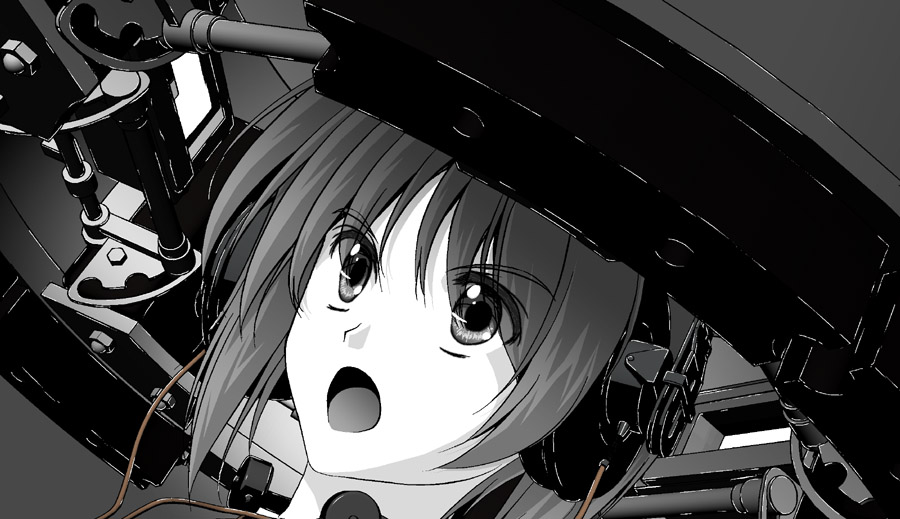 headphones, microphone, military, military_vehicle, nishizumi_miho, panzerkampfwagen_iv, sousei_ou, tank