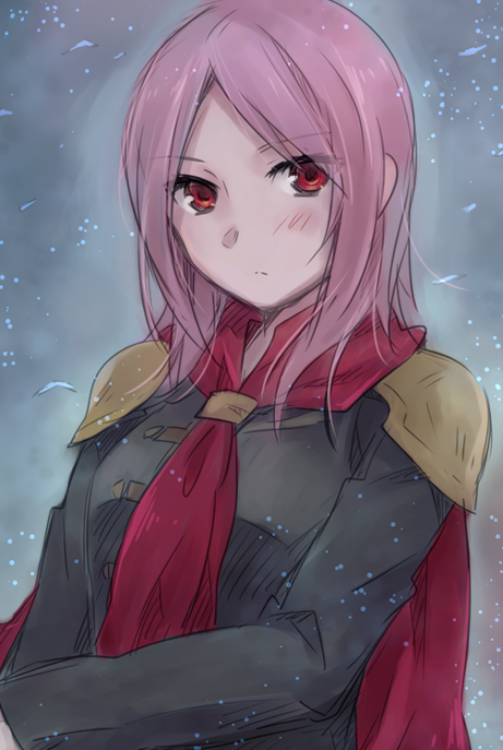 blush, bust, cape, final_fantasy, final_fantasy_type-0, imomu, long_hair, looking_at_viewer