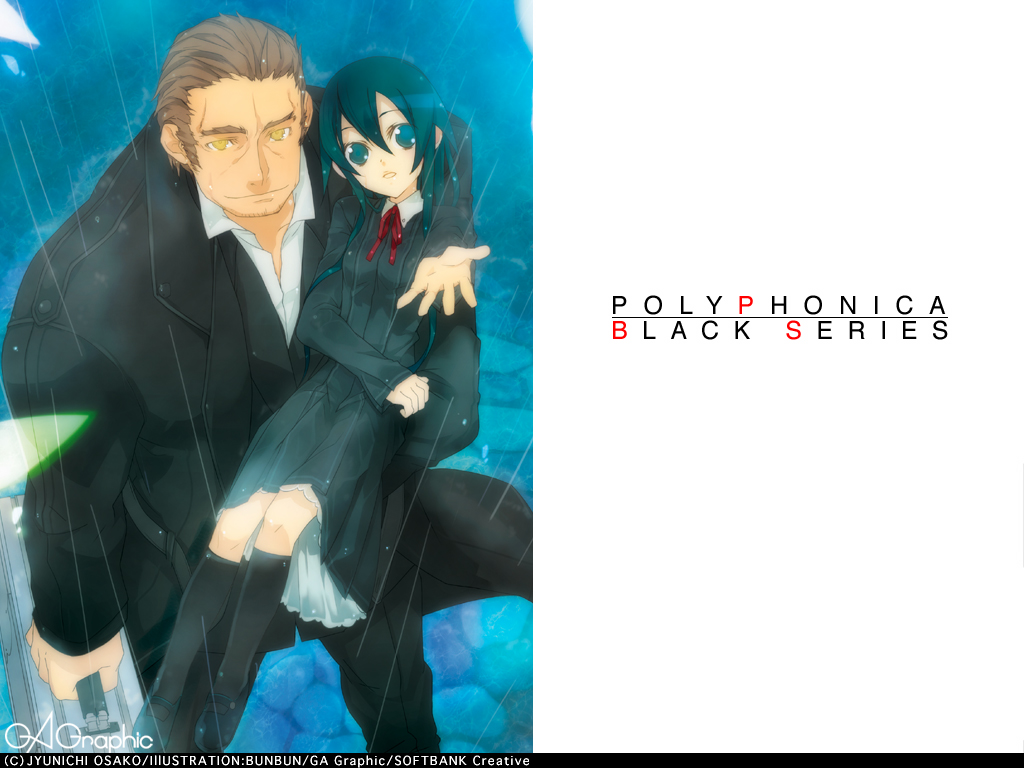 :d, black_hair, blue_eyes, brown_hair, bunbun, carrying, dress, flat_chest