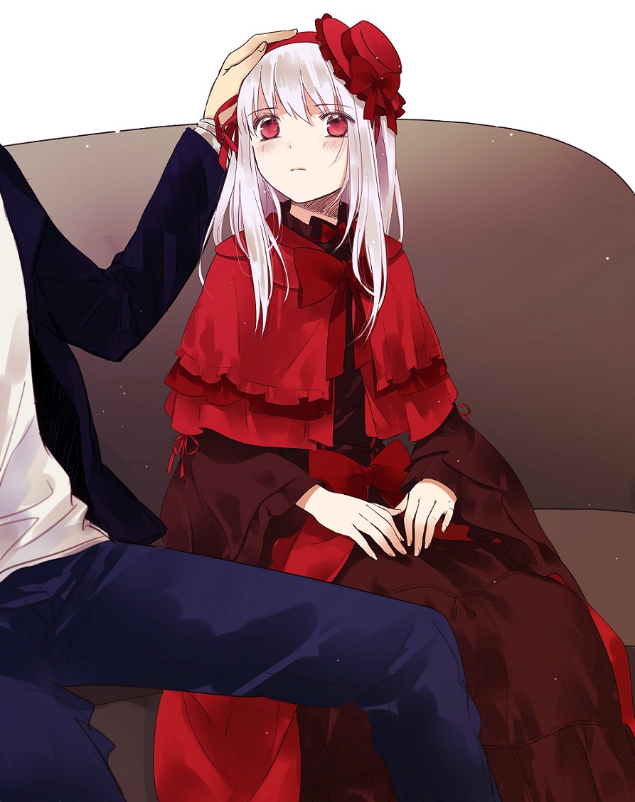 1girl, dress, gothic_lolita, hat, k_(anime), kushina_anna, lolita_fashion, long_hair
