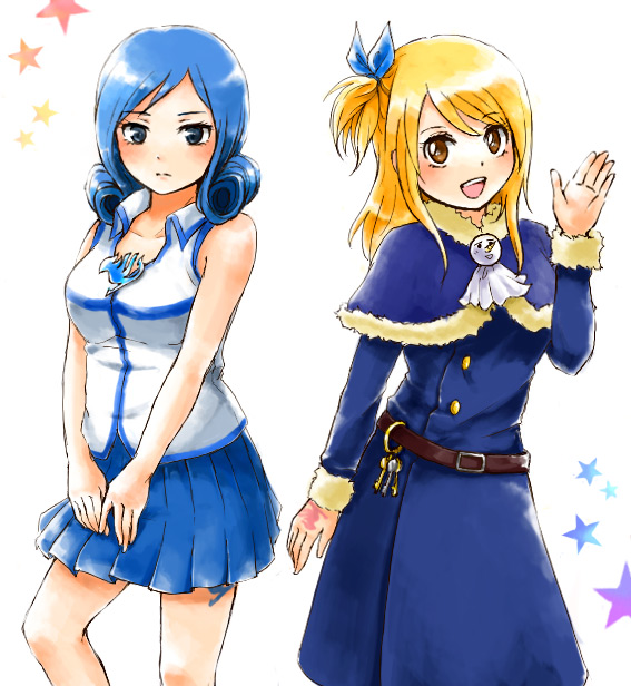 :d, akane_(imochimo), belt, blonde_hair, blue_hair, blush, brown_eyes, cosplay