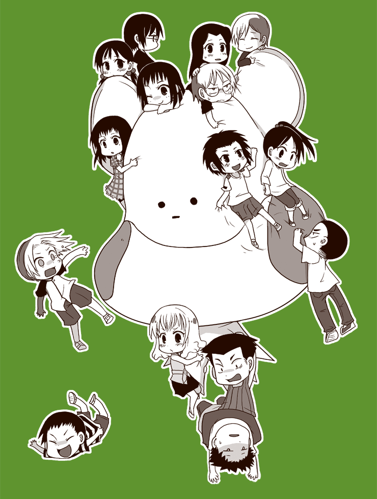 bokurano, chibi, coemushi, everyone, honda_chizuru, kako_isao, kirie_yousuke, kodaka_masaru