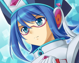 blue_eyes, blue_hair, cardfight!!_vanguard, cosplay, glasses, little_sage_marron, lowres, male
