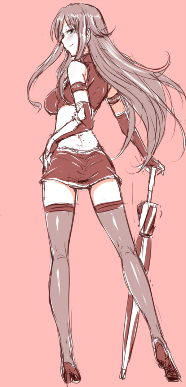 akana_rui, breasts, chousoku_henkei_gyrozetter, clearite, green_eyes, highres, idolmaster, long_hair