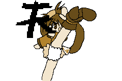 animated, animated_gif, battle, blonde_hair, chibi, cloud, clouds, falling