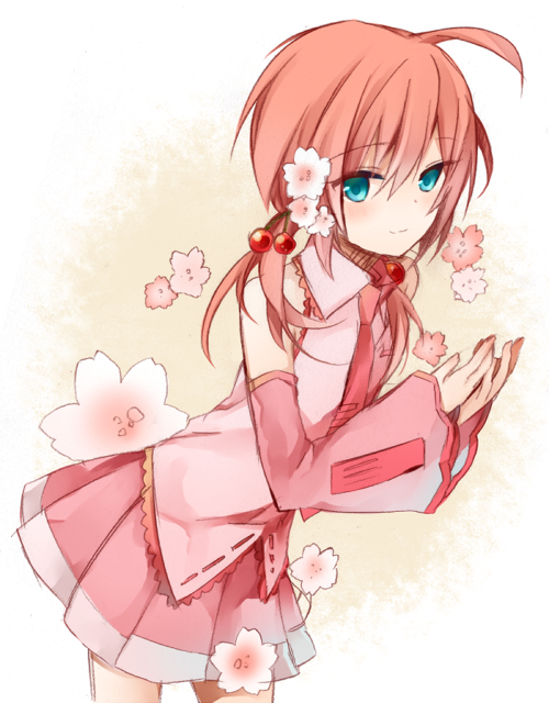 blush, cosplay, crossdressinging, detached_sleeves, flower, hatsune_miku, hatsune_miku_(cosplay), inazuma_eleven_(series)
