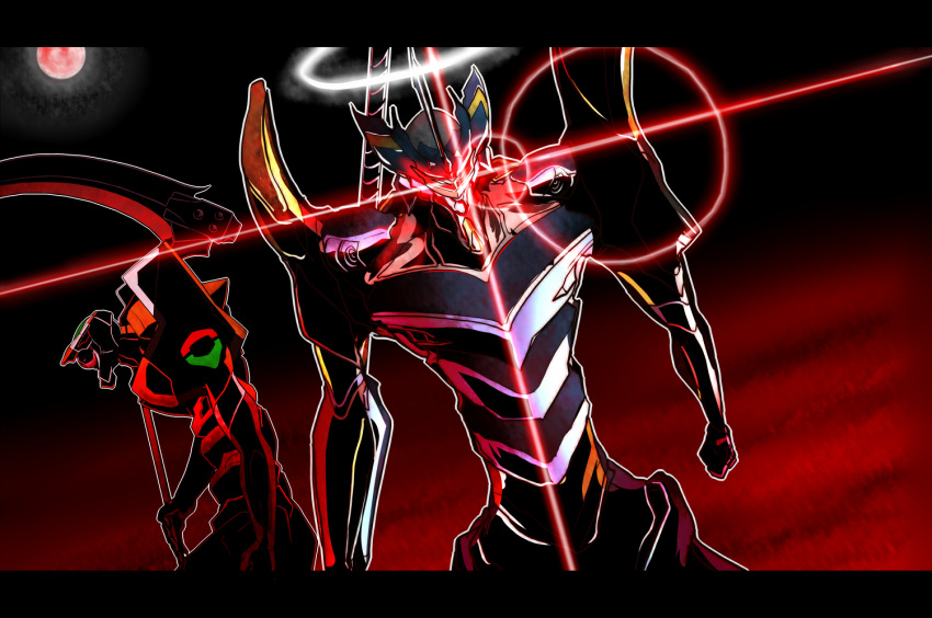 eva_09, evangelion:_3.0_you_can_(not)_redo, gomi_kushige, halo, mecha, moon, neon_genesis_evangelion, rebuild_of_evangelion