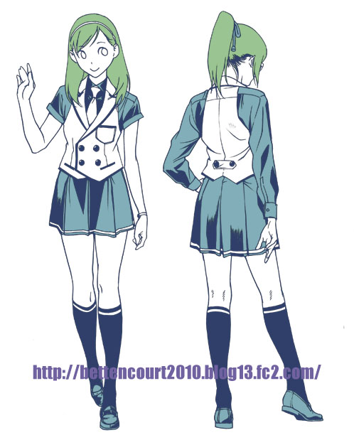 amesu_kumi, hairband, hand_on_hip, ice_yagiyuuin, long_hair, mana30row, monochrome, multiple_girls