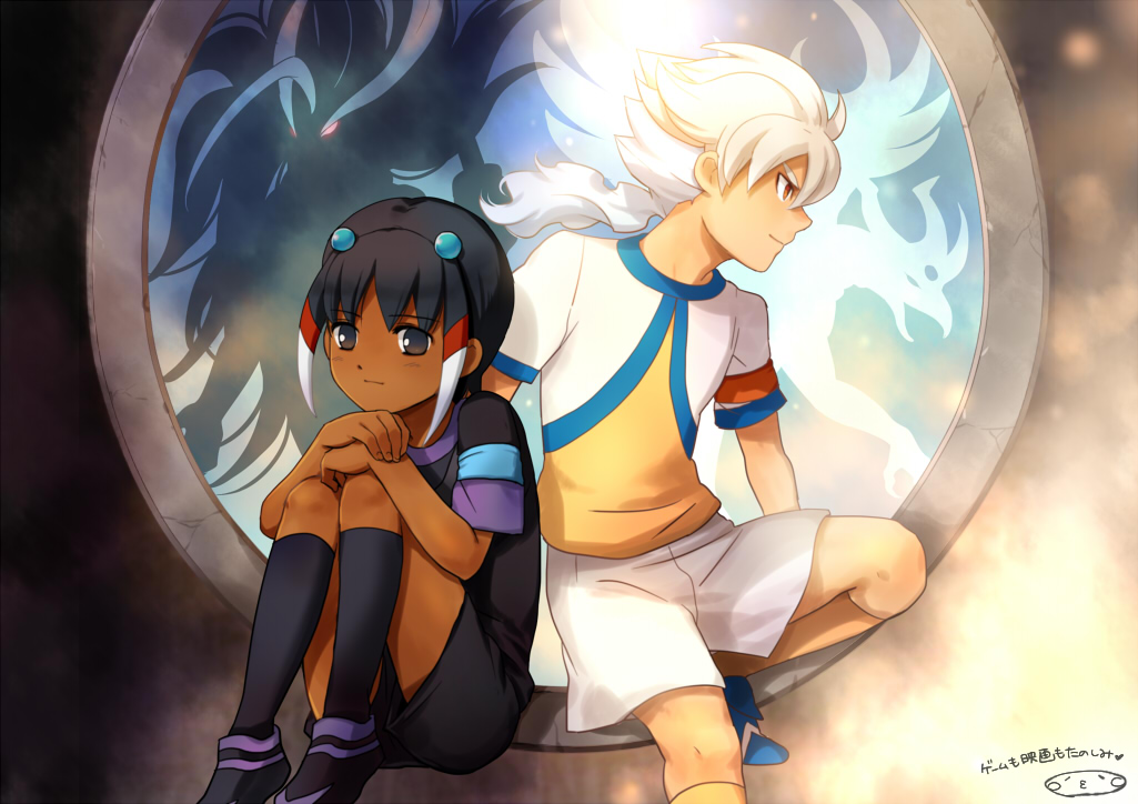 ancient_dark, dark_exodus, hair_ornament, hakuryuu_(inazuma_eleven), inazuma_eleven_(series), inazuma_eleven_go, long_hair, male