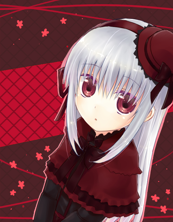 :o, capelet, hairband, hat, k_(anime), kazuki_marina, kushina_anna, long_hair