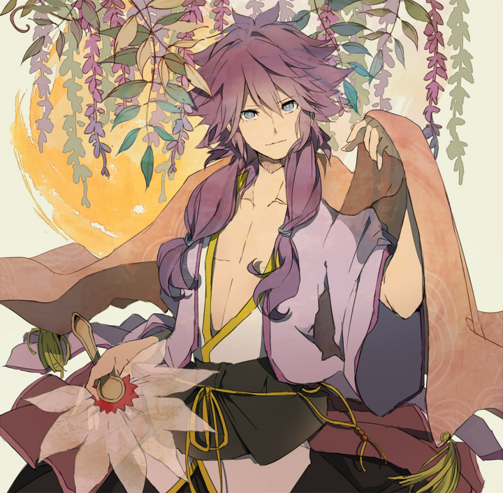 amemiya_taiyou, chinese_clothes, fusion, inazuma_eleven_(series), inazuma_eleven_go, inazuma_eleven_go_chrono_stone, long_hair, looking_at_viewer